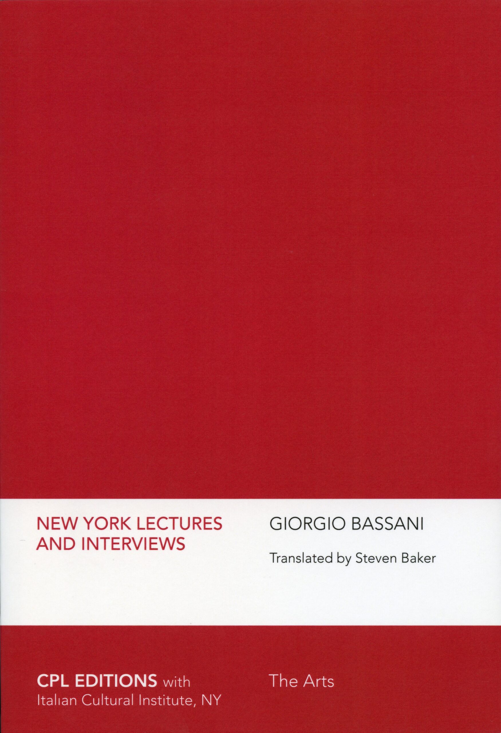 New York Lectures and Interviews