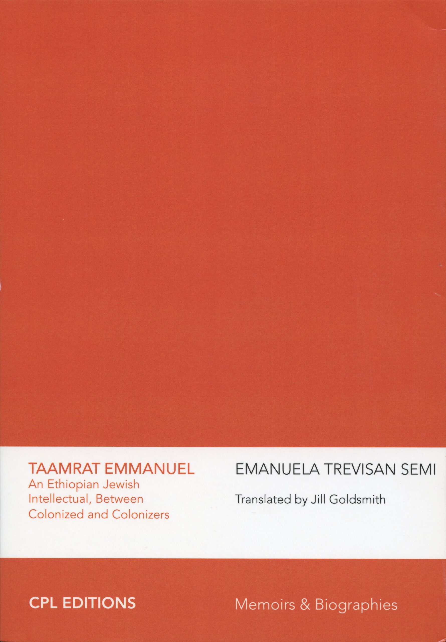 Taamrat Emmanuel: An Ethiopian Jewish Intellectual, Between Colonized and Colonizers